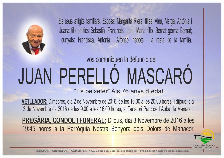 JUAN PERELLÓ MASCARÓ