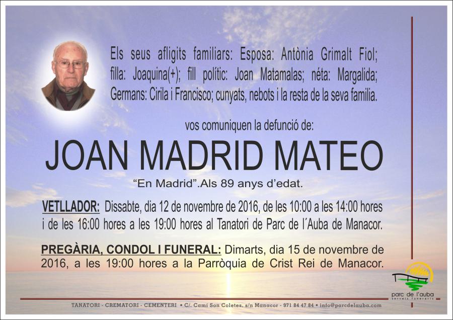 JOAN MADRID MATEO