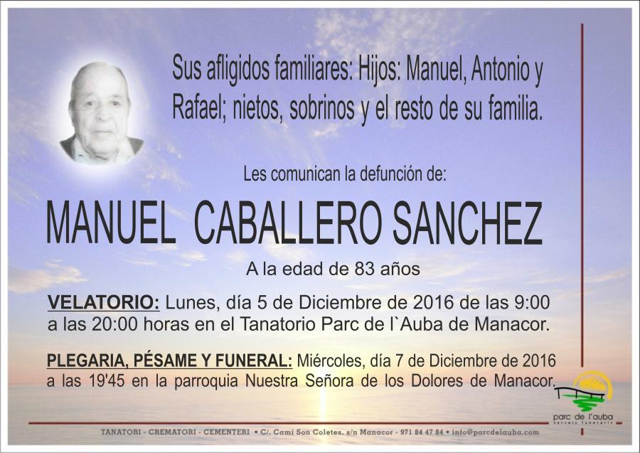 MANUEL CABALLERO SANCHEZ