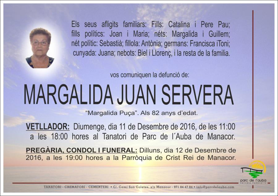 MARGALIDA JUAN SERVERA
