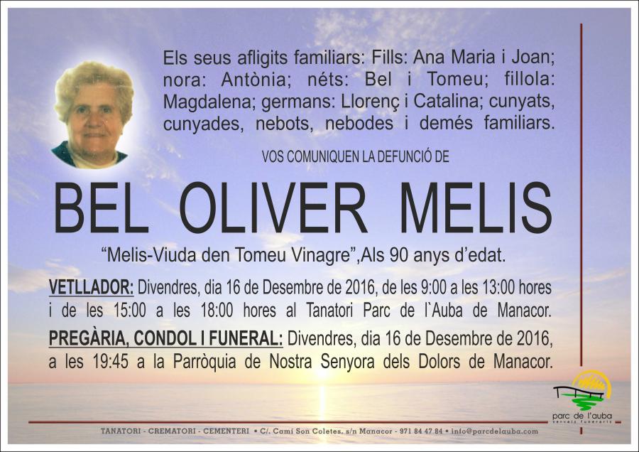 BEL OLIVER MELIS