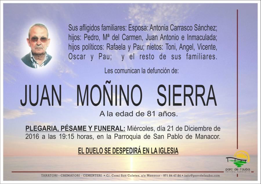 JUAN  MOÑINO SIERRA