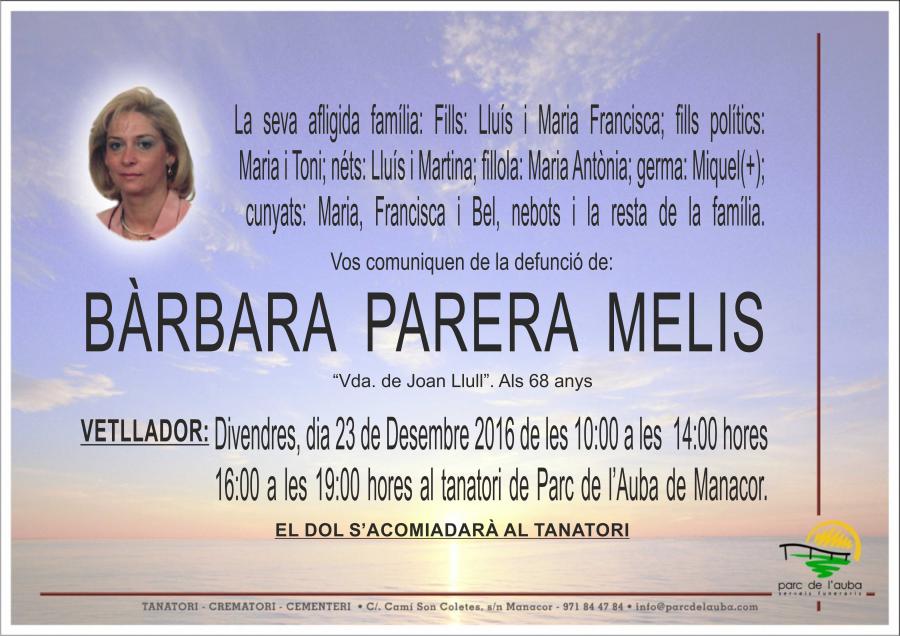 BÀRBARA PARERA MELIS