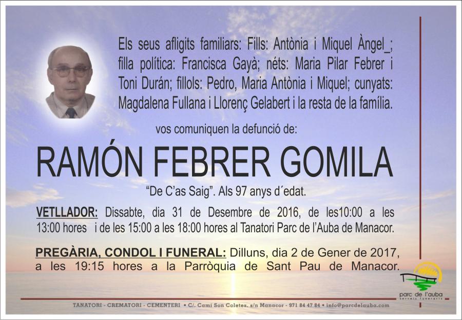 RAMÓN FEBRER GOMILA