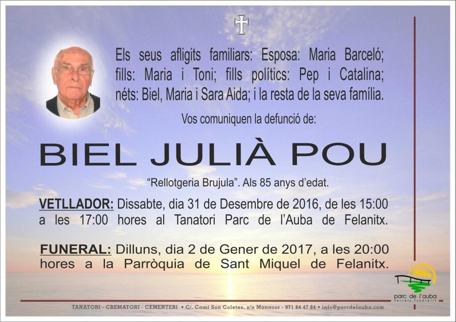 BIEL JULIÀ POU