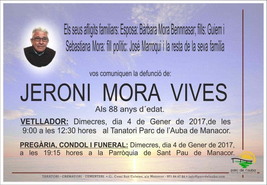 JERONI MORA VIVES