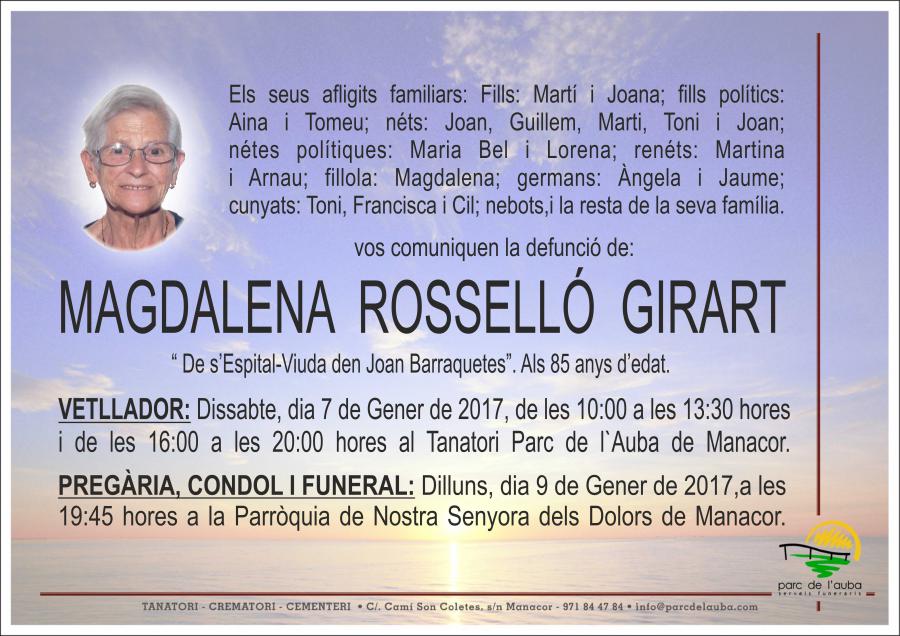 MAGDALENA ROSSELLÓ GIRART