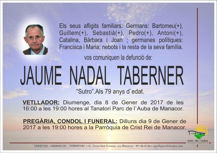 JAUME NADAL TABERNER