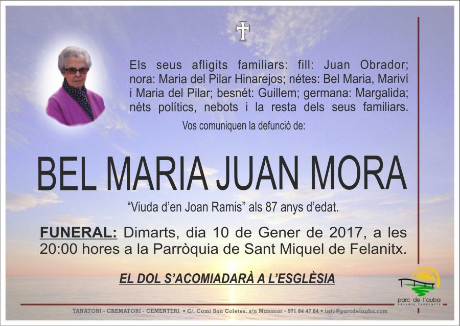 BEL MARIA JUAN MORA