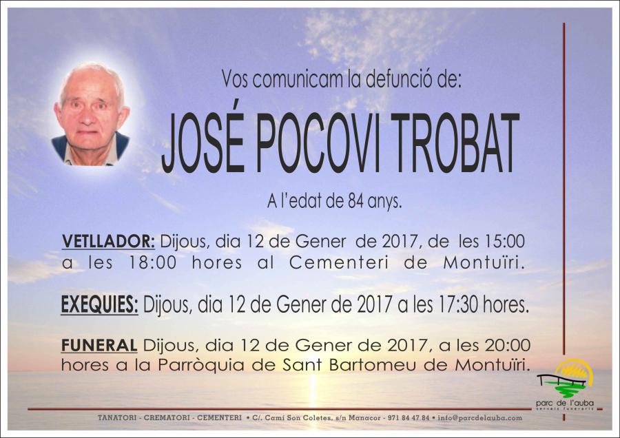 JOSÉ POCOVI TROBAT