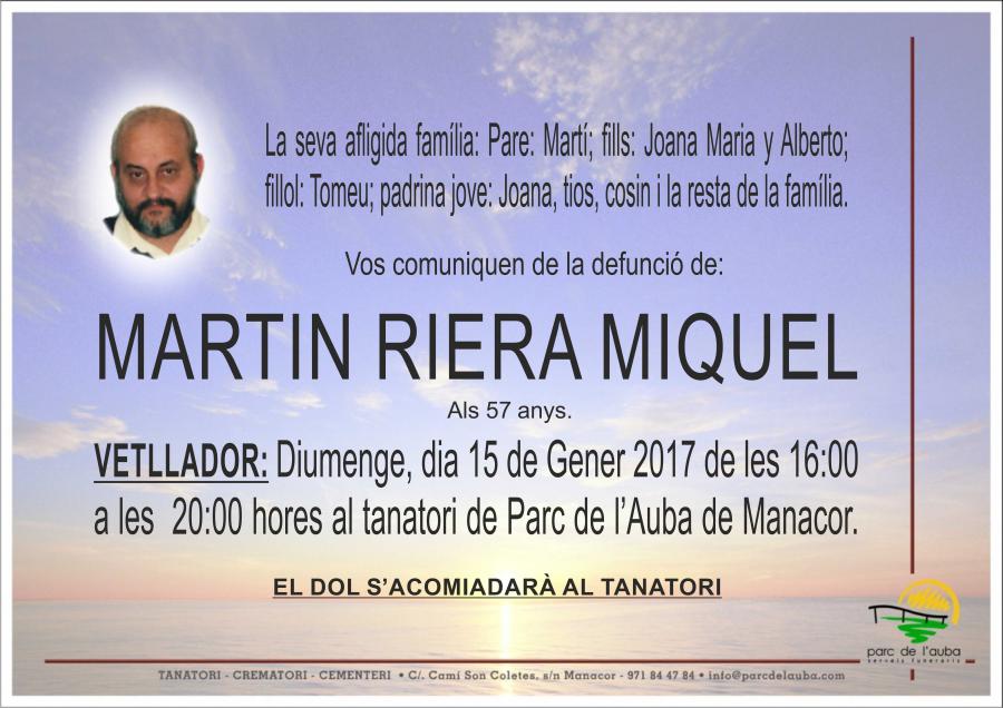 MARTIN RIERA MIQUEL