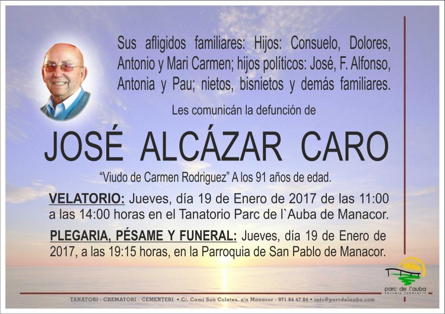JOSÉ ALCÁZAR CARO