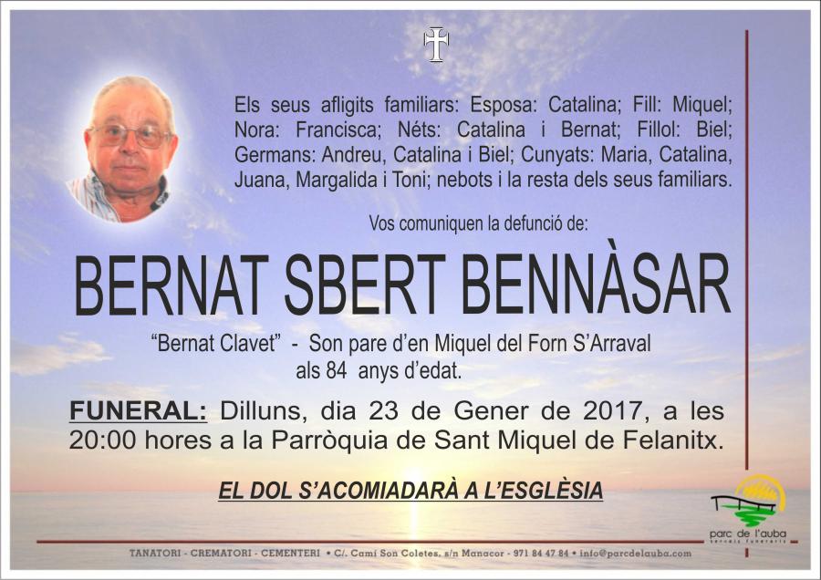 BERNAT SBERT BENNASAR