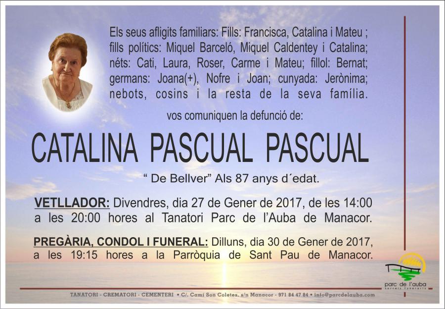 CATALINA PASCUAL PASCUAL