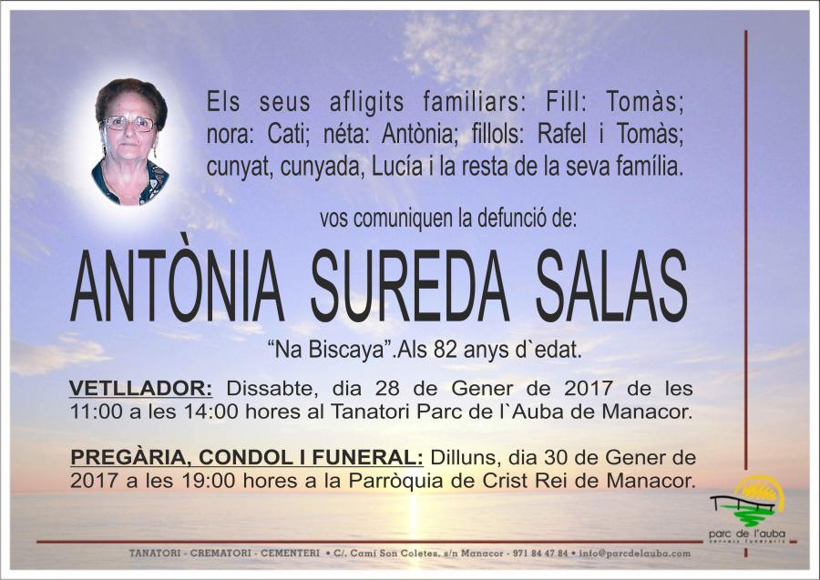ANTÃ'NIA SUREDA SALAS