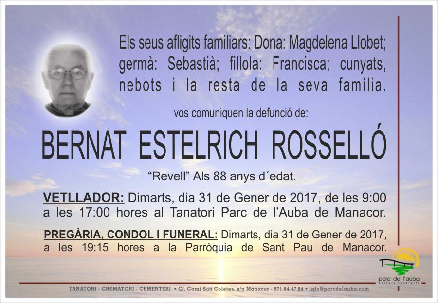 BERNAT ESTELRICH ROSSELLÓ