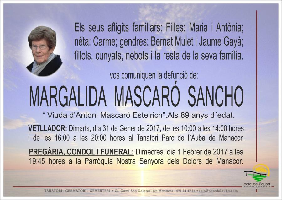 MARGALIDA MASCARÓ SANCHO