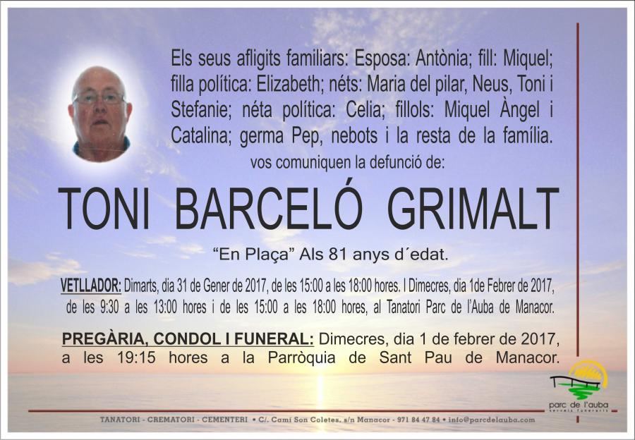 TONI BARCELÓ GRIMALT