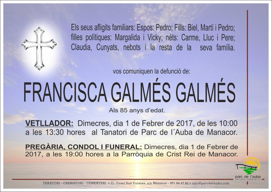 FRANCISCA GALMES GALMES