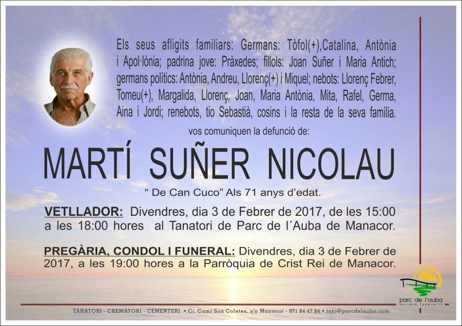 MARTÍ  SUÑER NICOLAU