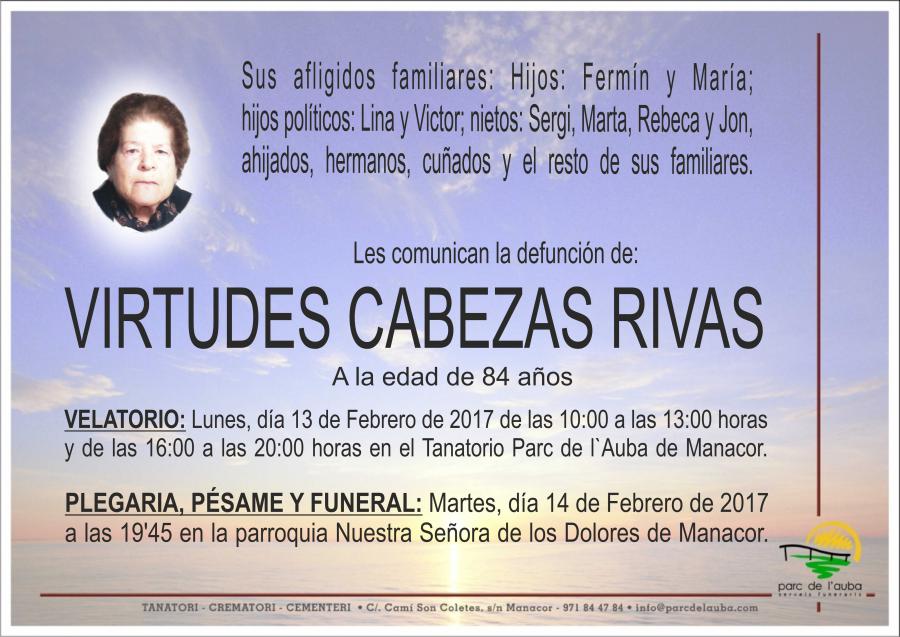 VIRTUDES CABEZAS RIVAS