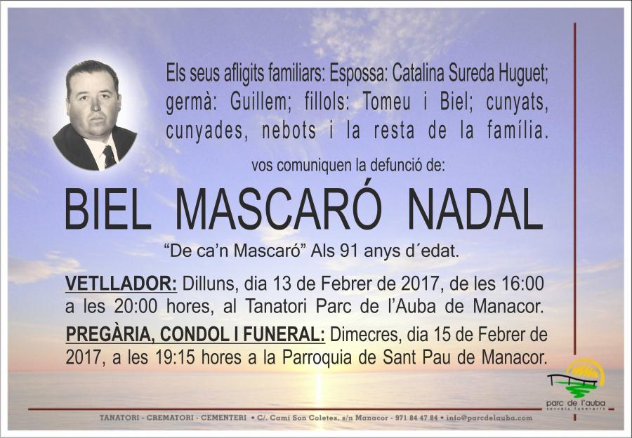 BIEL MASCARÓ NADAL