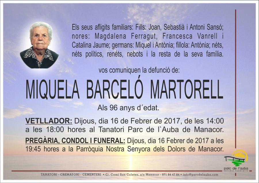 MIQUELA BARCELÓ MARTORELL