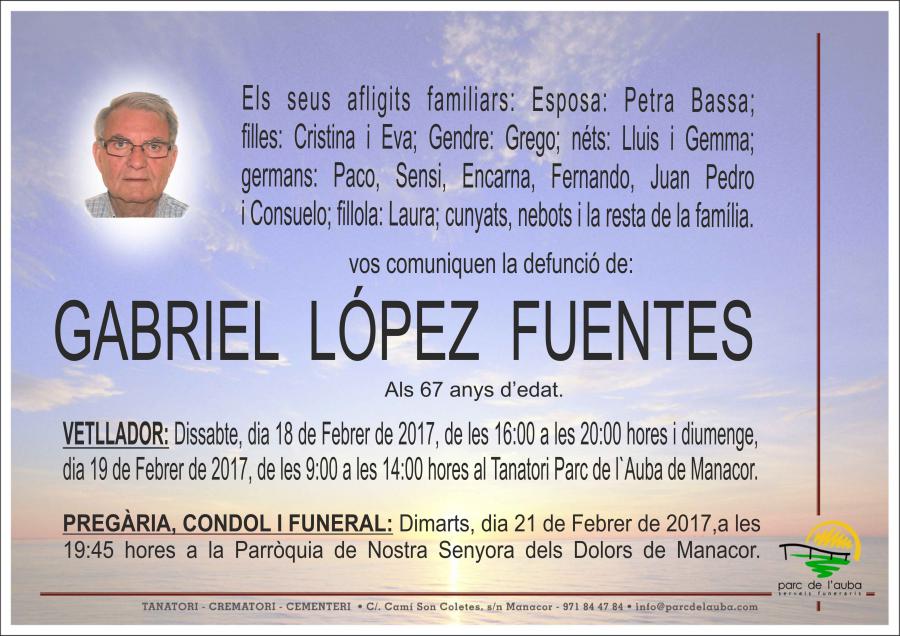 GABRIEL LÓPEZ FUENTES