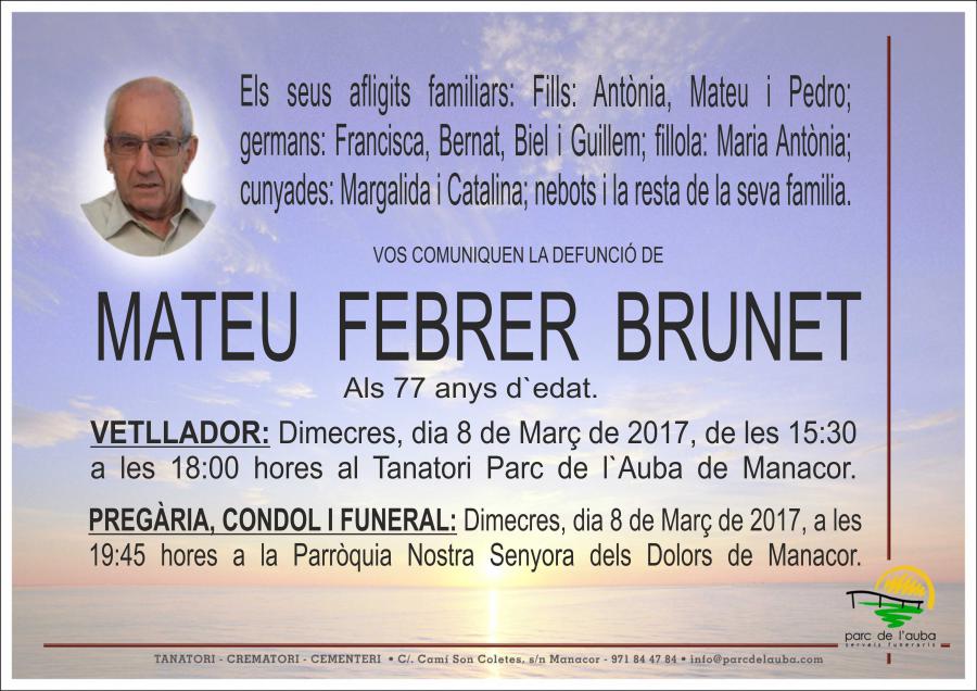 MATEU FEBRER BRUNET