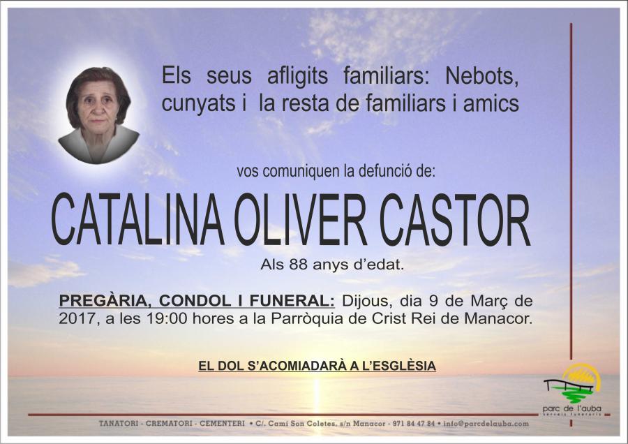 CATALINA  OLIVER CASTOR