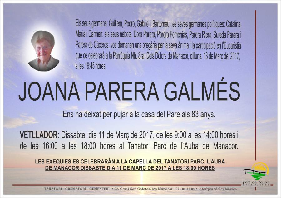 JOANA  PARERA GALMÉS
