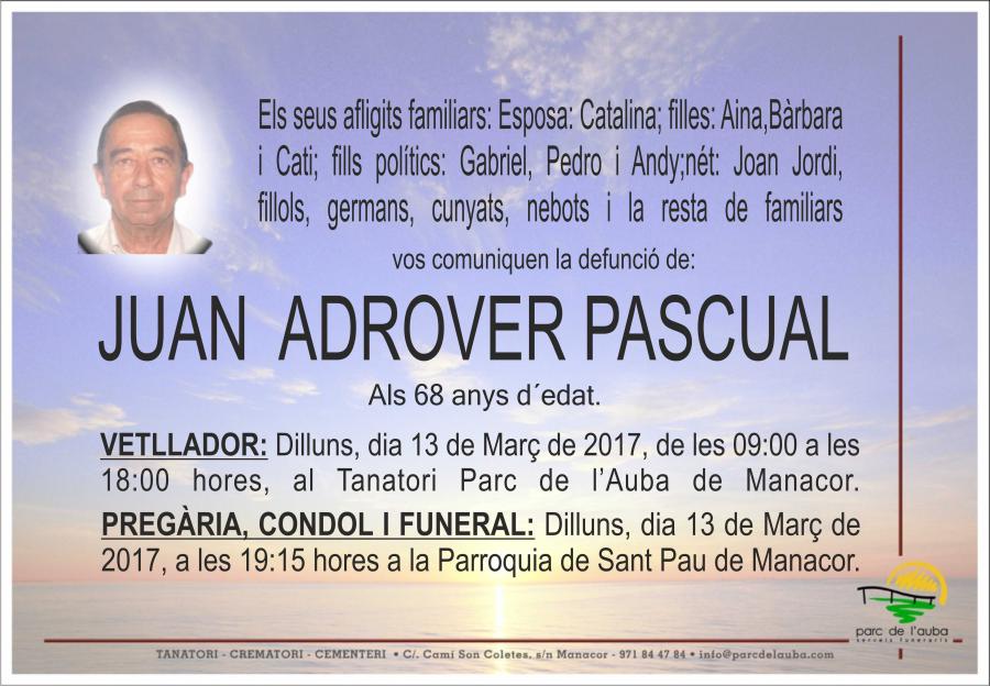 JUAN ADROVER PASCUAL