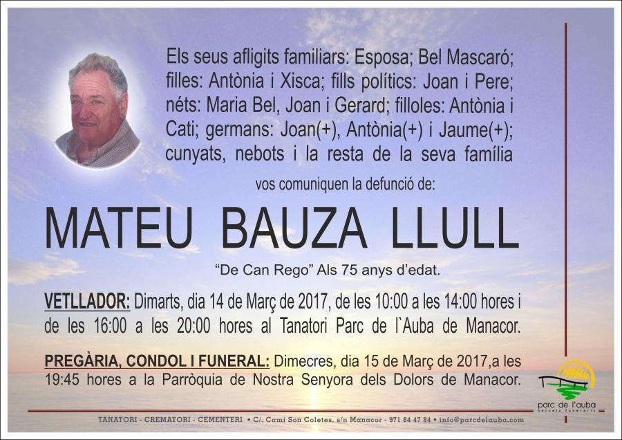 MATEU BAUZA LLULL