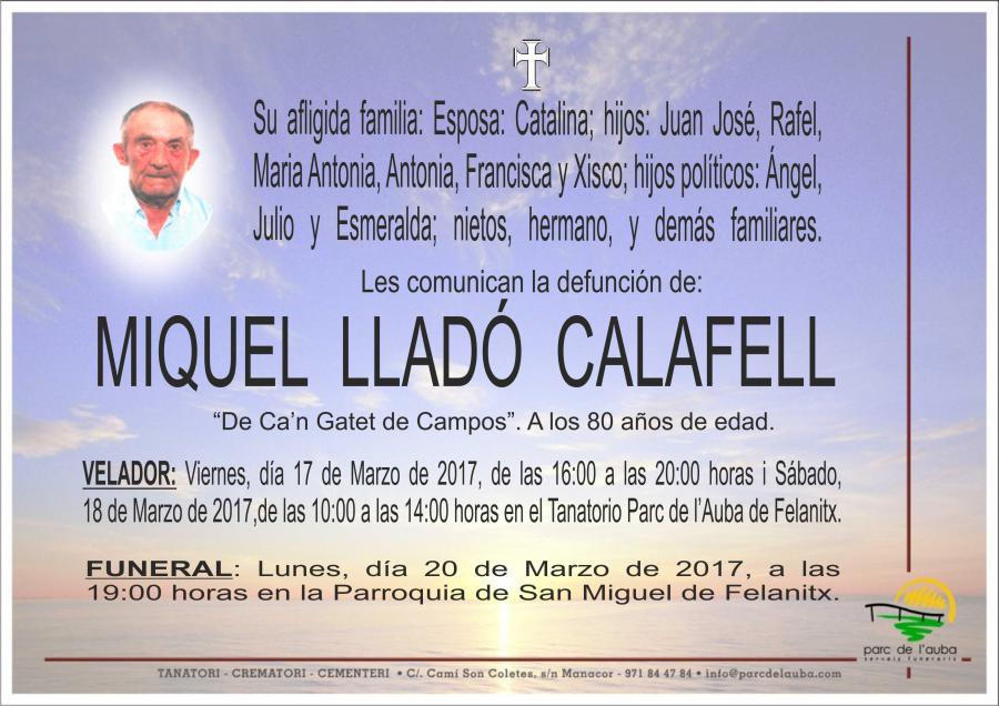 MIQUEL LLADÓ CALAFELL