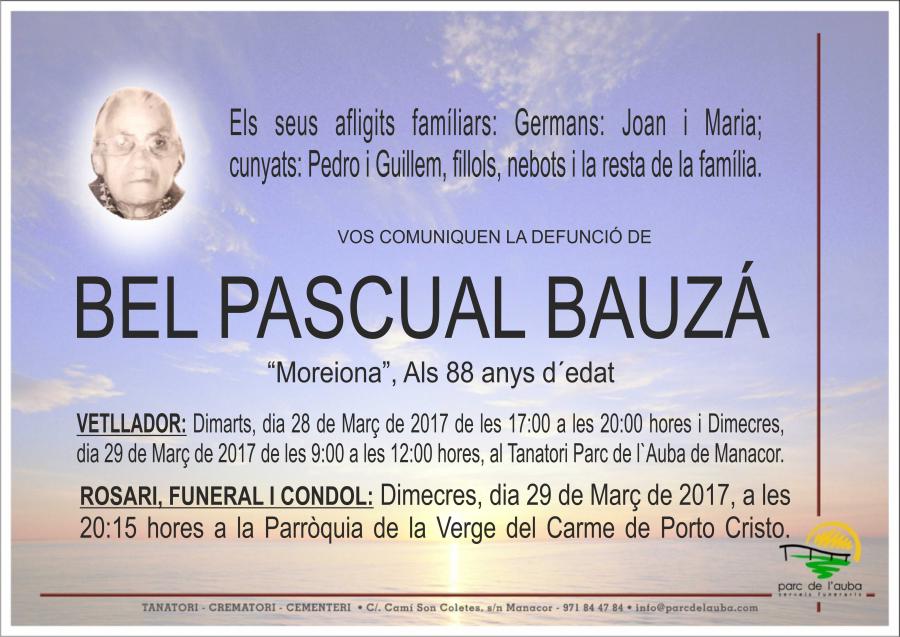 BEL PASCUAL BAUZÁ