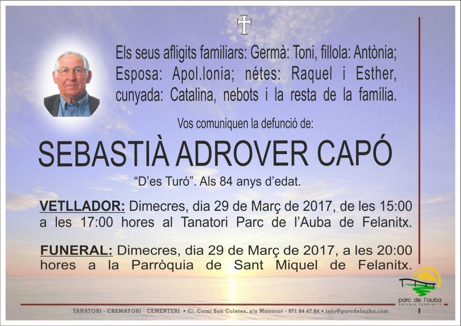 SEBASTIÀ ADROVER CAPÓ