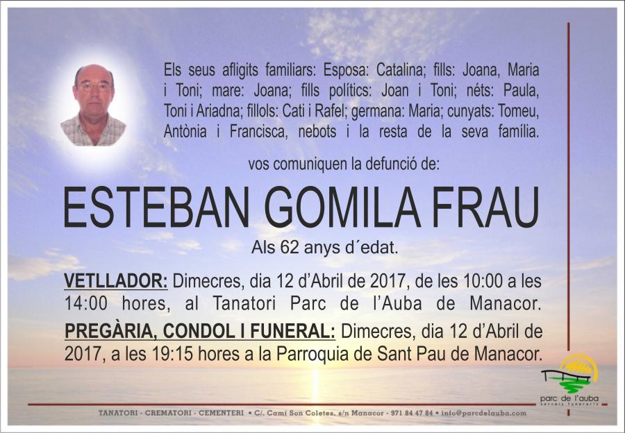 ESTEBAN  GOMILA FRAU