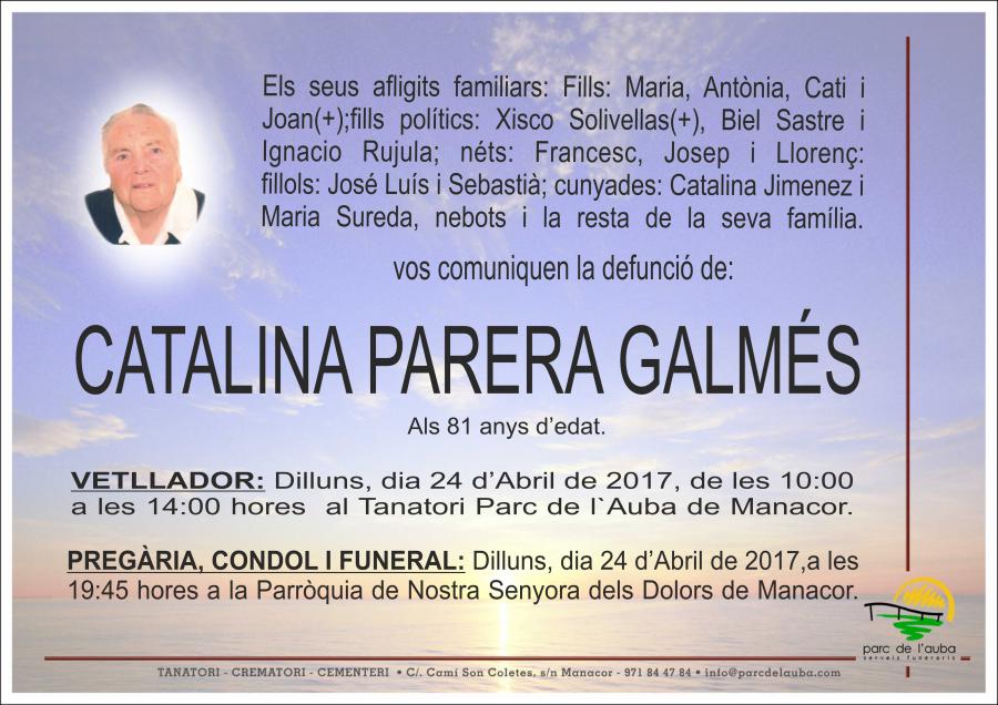 CATALINA  PARERA GALMÉS