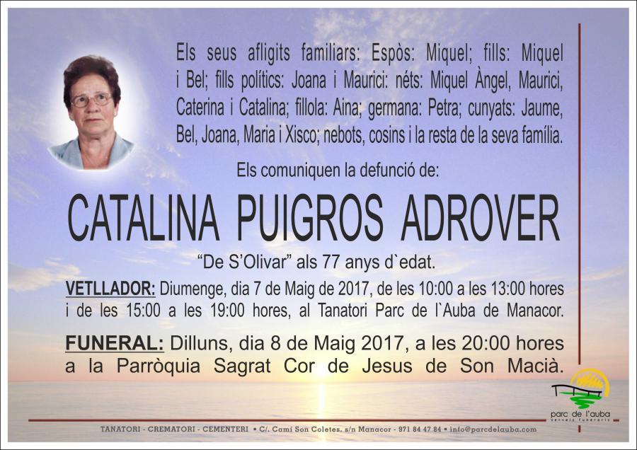 CATALINA PUIGROS ADROVER