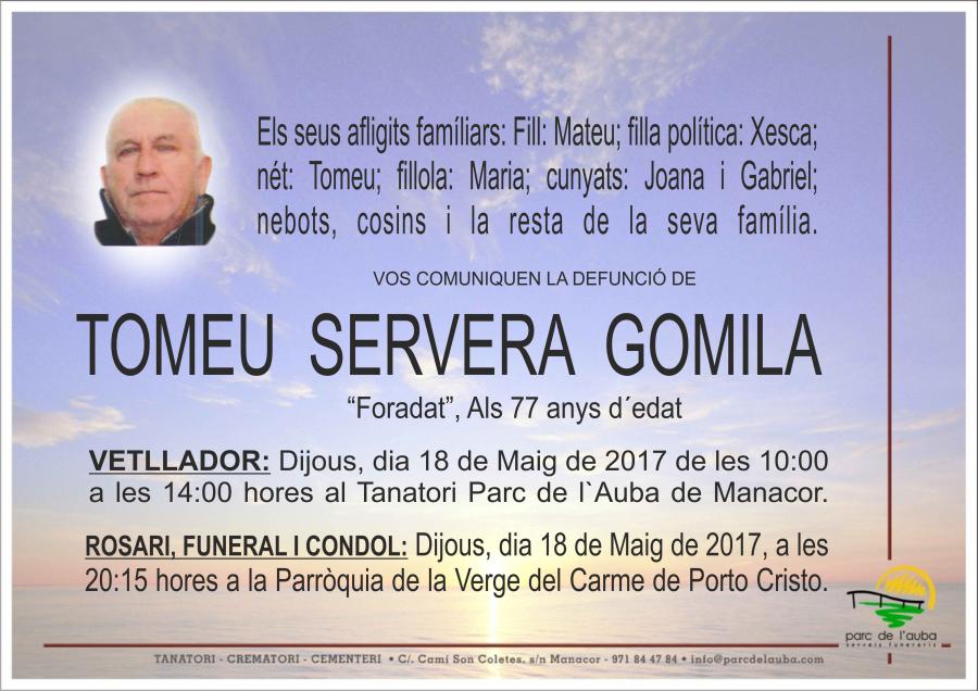 TOMEU SERVERA GOMILA