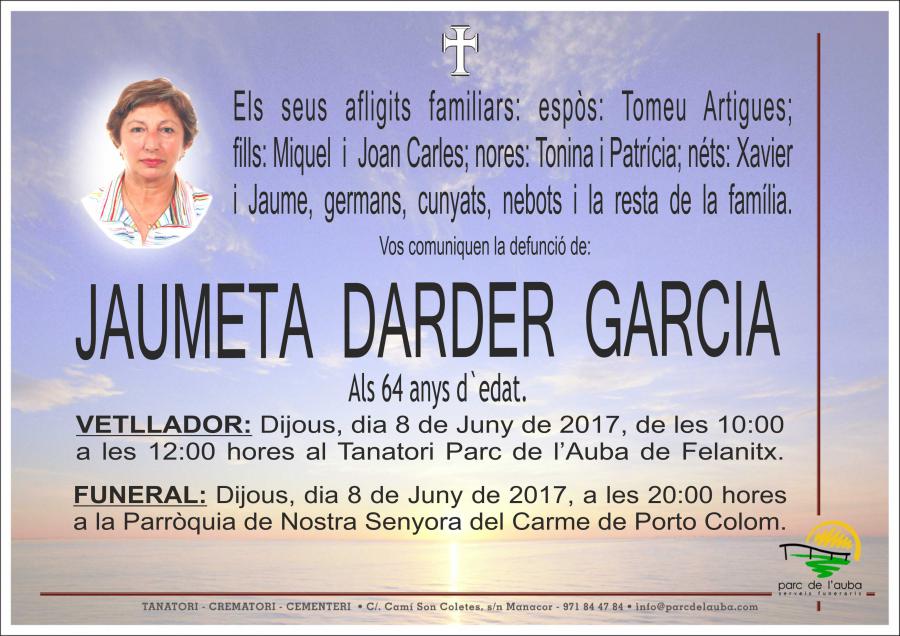 JAUMETA DARDER GARCIA