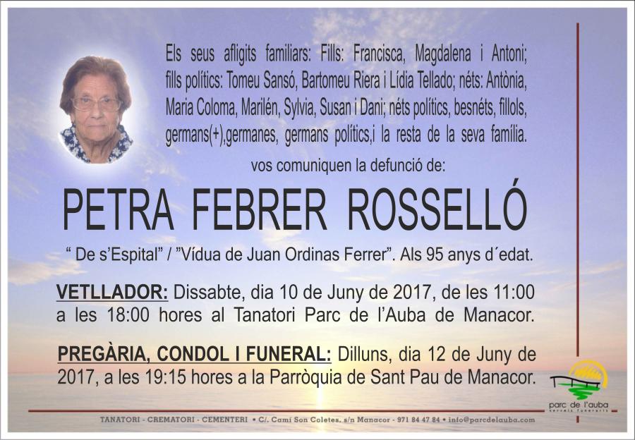 PETRA FEBRER ROSSELLÓ