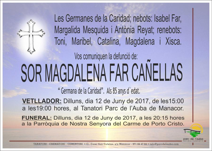 SOR MAGDALENA FAR CAÑELLAS