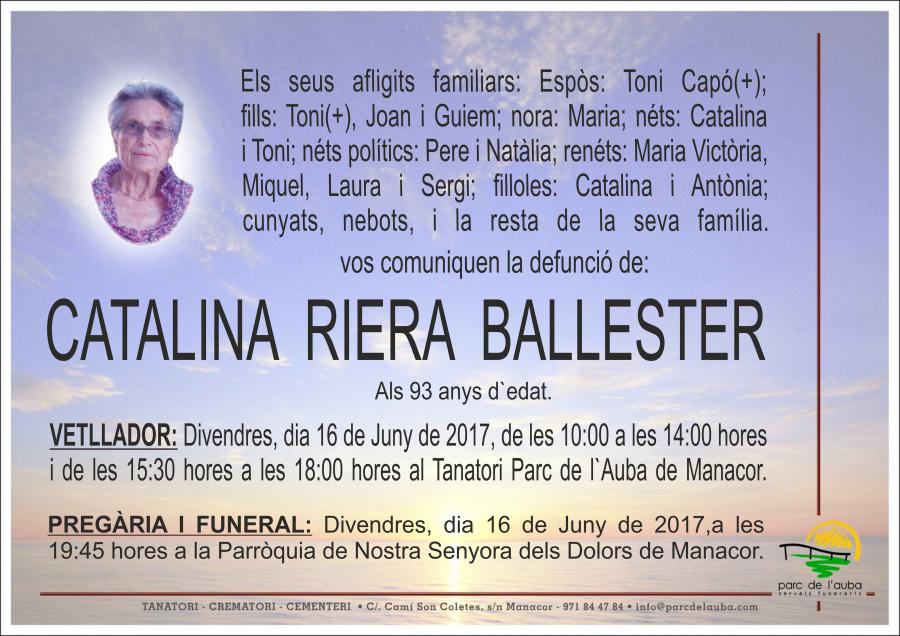 CATALINA RIERA BALLESTER