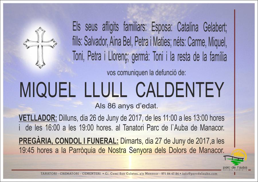 MIQUEL LLULL CALDENTEY
