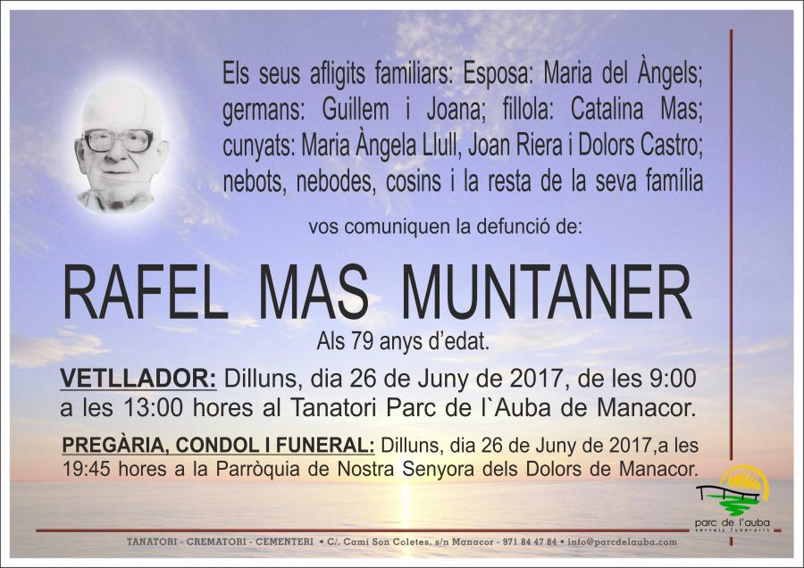 RAFEL MAS MUNTANER