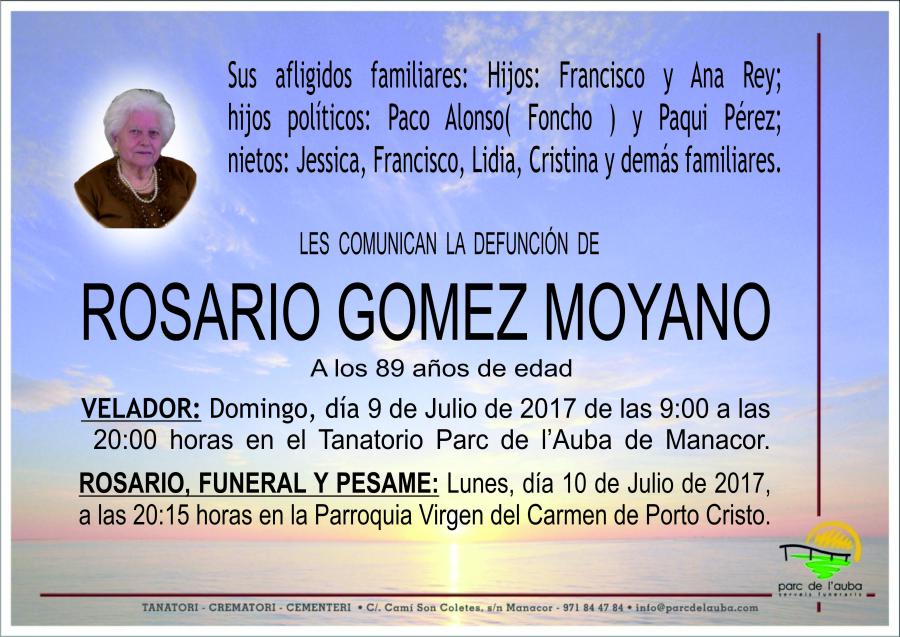 ROSARIO GOMEZ MOYANO