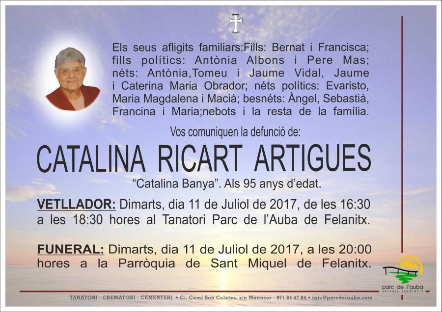 CATALINA RICART ARTIGUES