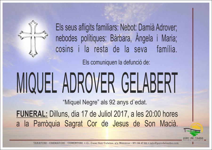 MIQUEL ADROVER GELABERT