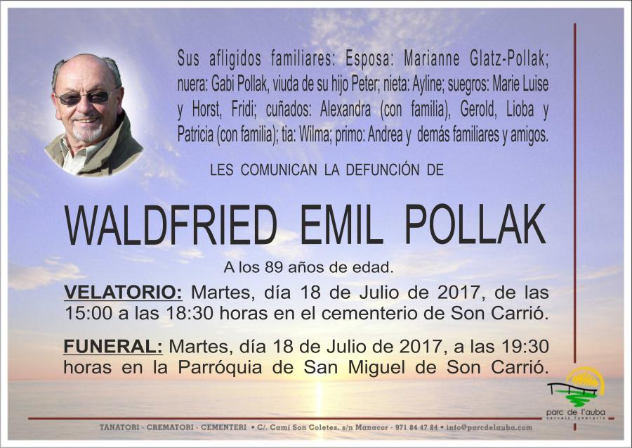 WALDFRIED EMIL POLLAK